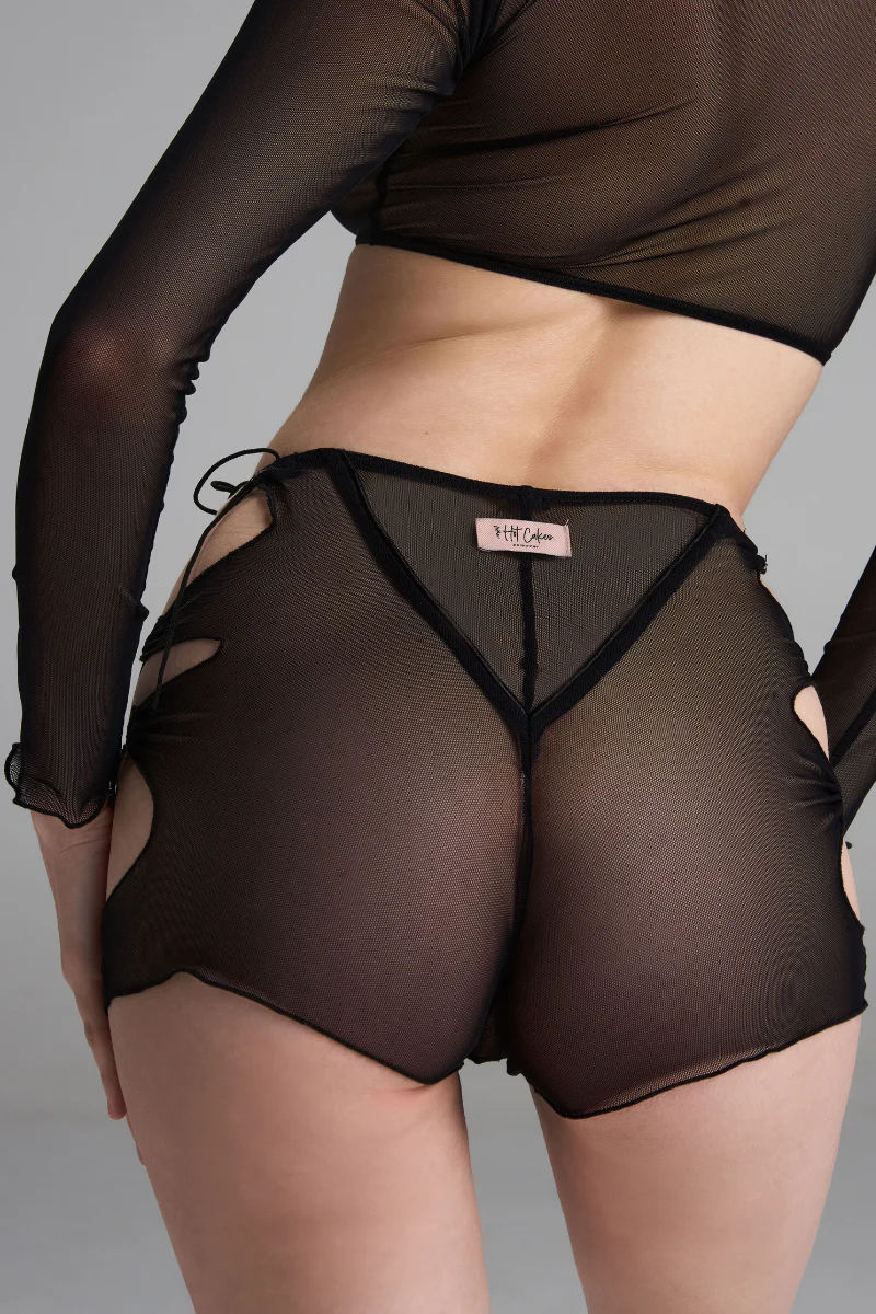HotCakes Arachne Bottoms - Black Mesh - Image 4