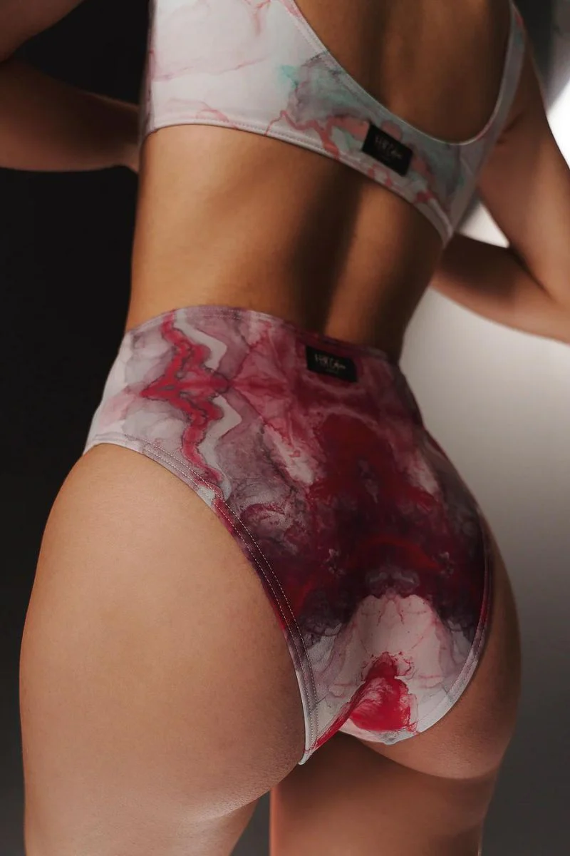 HotCakes Basic High Waist Bottoms - Bloody Mary - Image 2