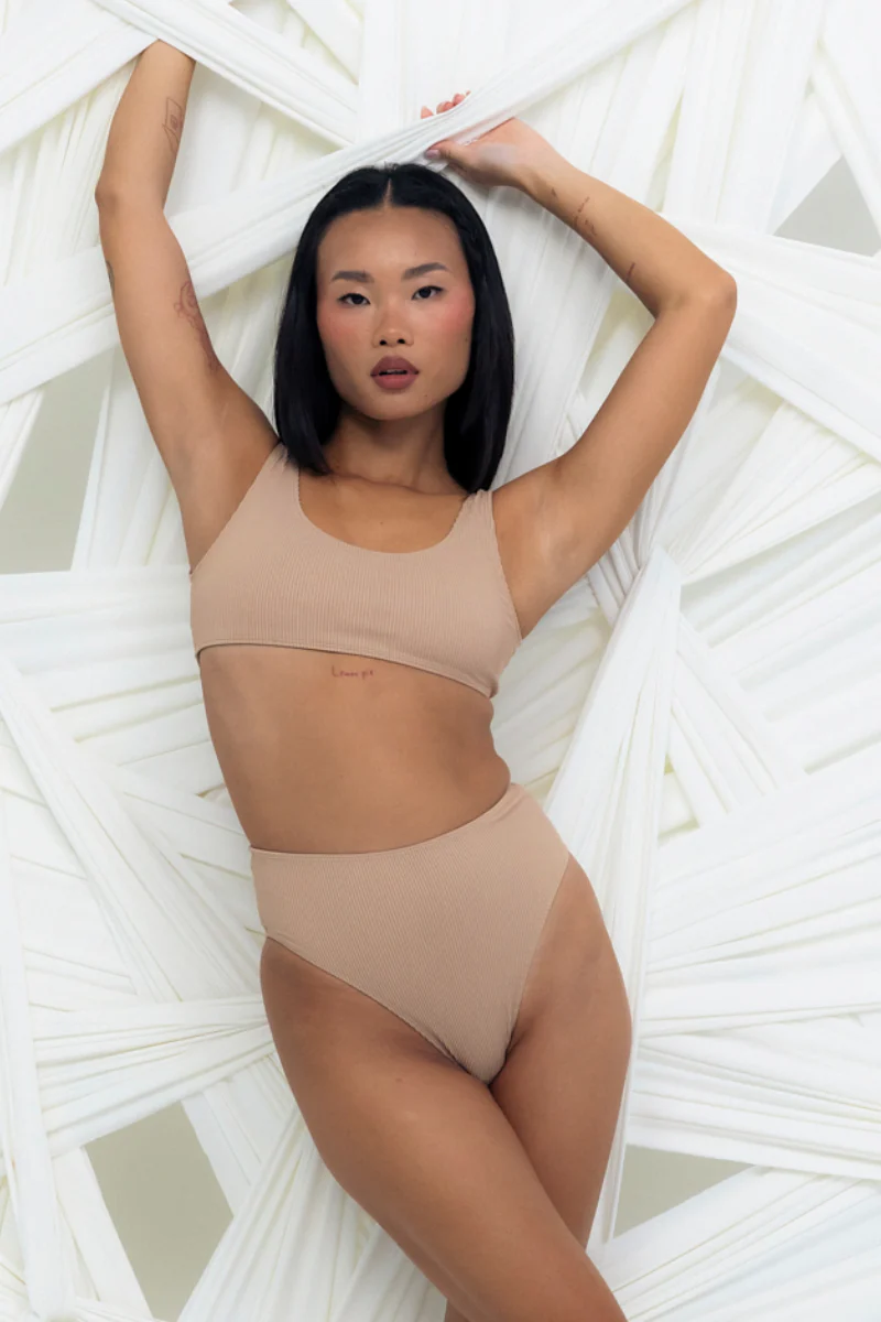 HotCakes Basic High Waist Bottoms - Toffee Latte - Image 4