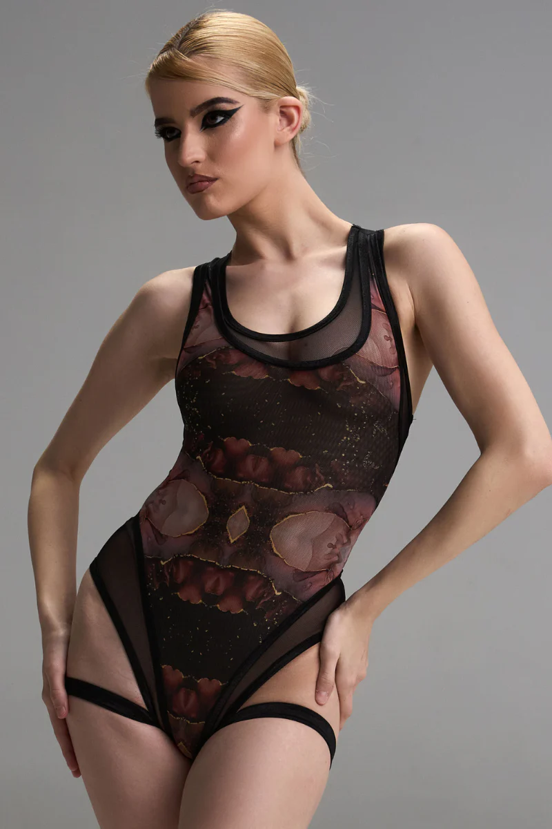HotCakes Hekate Bodysuit - Marble