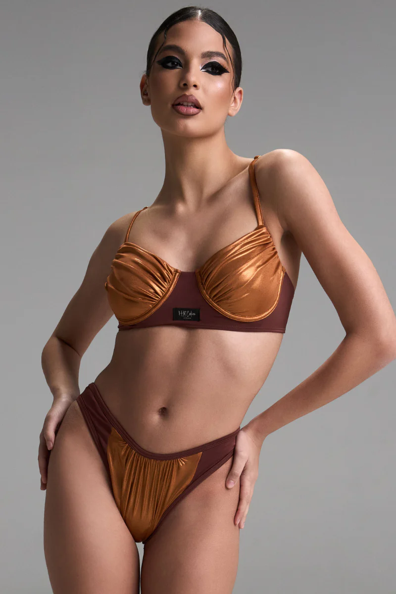 HotCakes Medusa Top - Metallic Bronze