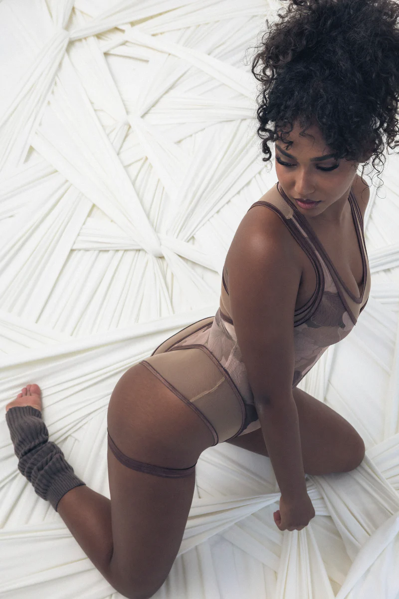 HotCakes Peonies Bodysuit - Natural - Image 3