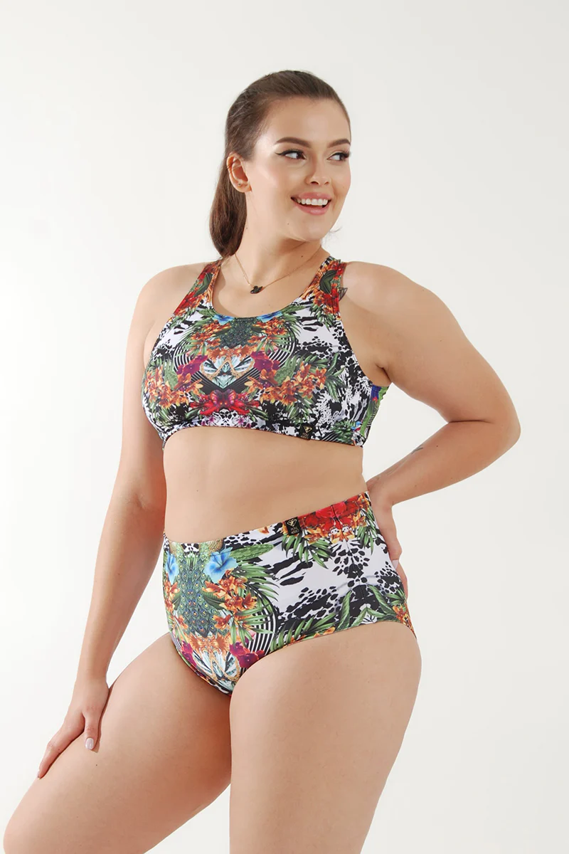 Pole Addict High Waisted Shorts - Jungle - Image 10