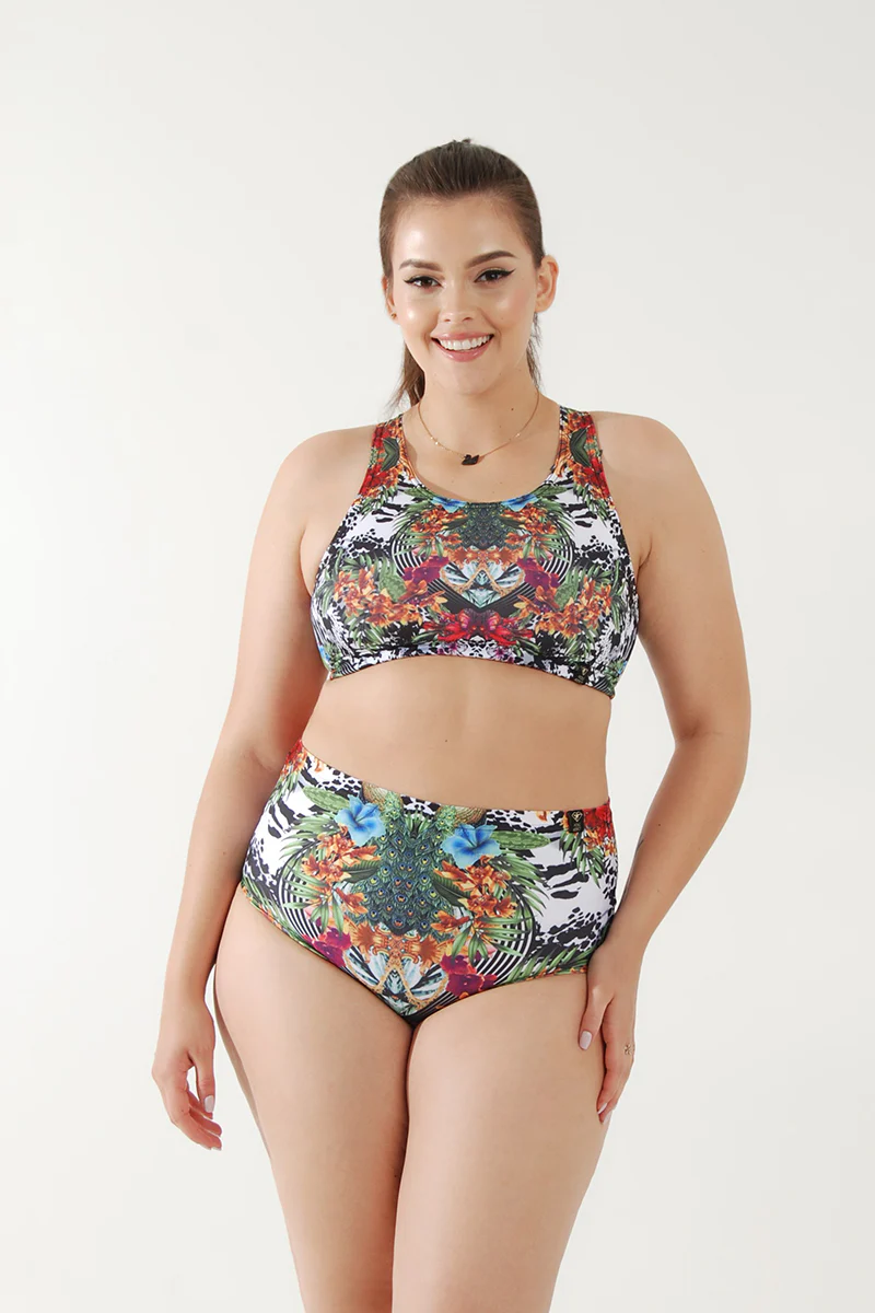Pole Addict High Waisted Shorts - Jungle - Image 3