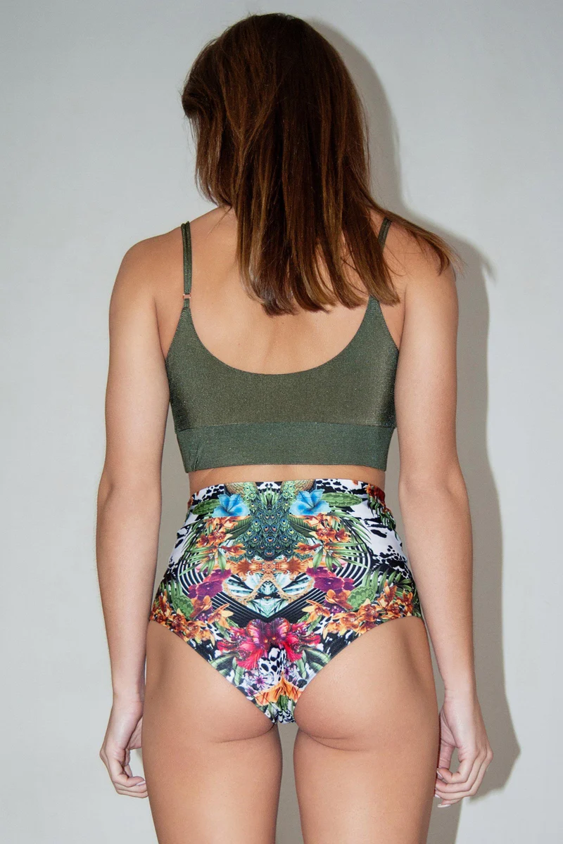 Pole Addict High Waisted Shorts - Jungle - Image 6