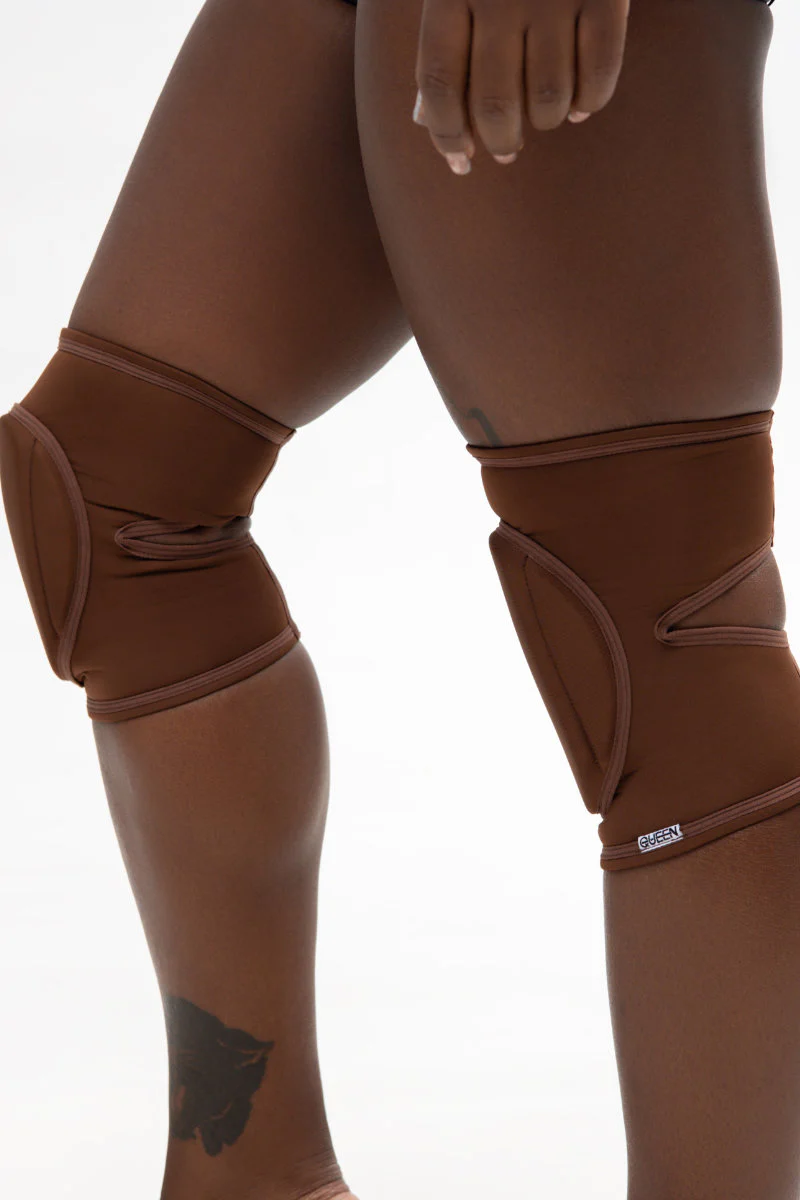 Queen Wear Classic Kneepads - Cacao - Image 4