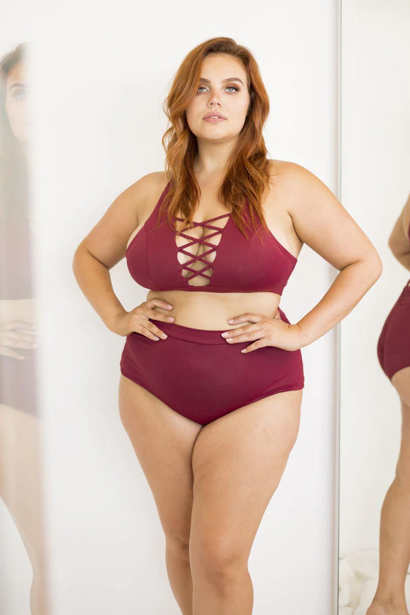 Lunalae Alexi Top - Wine - Image 4