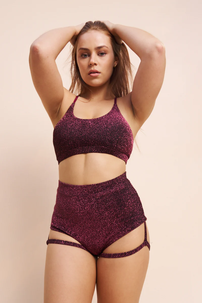 Lunalae Athena Top - Coral Shimmer