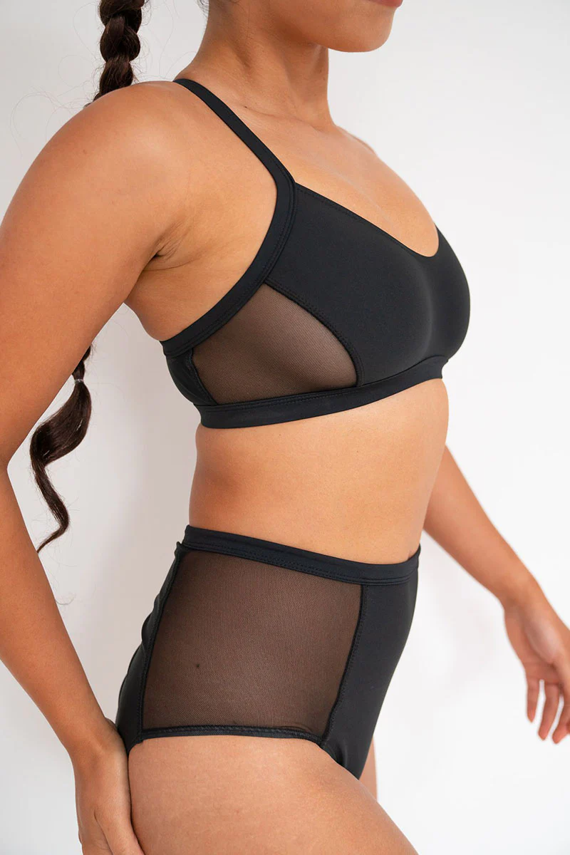 Lunalae Bellani High Waisted Bottoms - Recycled Black - Image 3