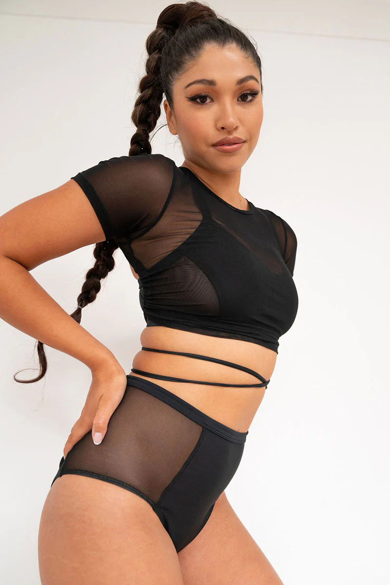Lunalae Ember Top - Recycled Black - Image 3