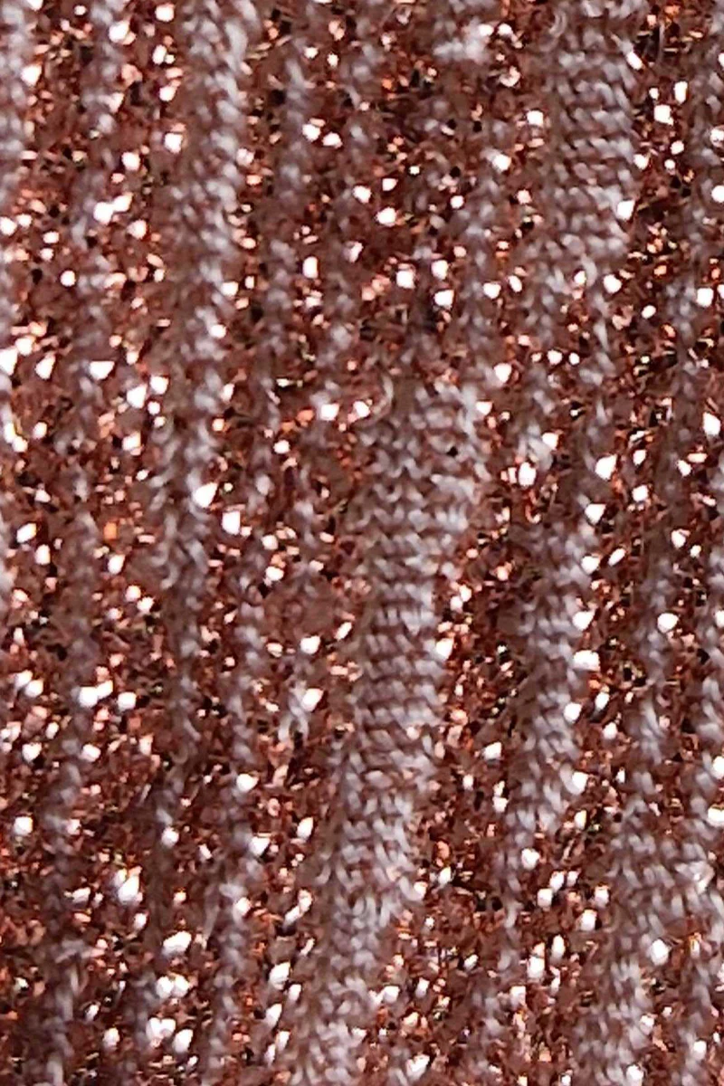 Lunalae Follow Me Bra - Rose Gold Lurex - Image 5