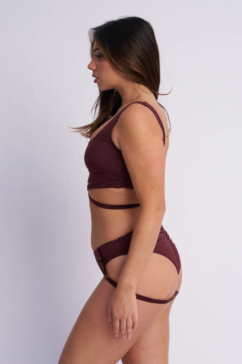 Lunalae Kehlani Low Waist Bottoms - Cacao - Image 3