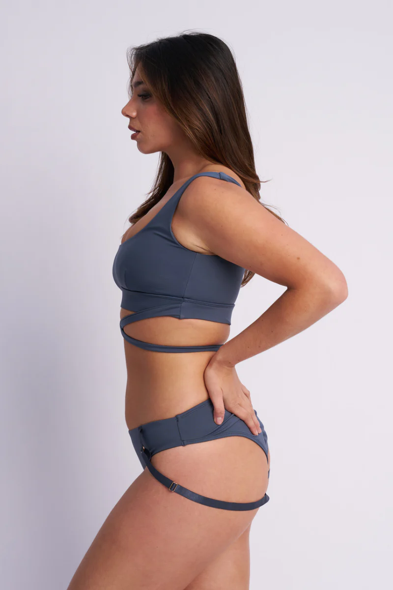 Lunalae Kehlani Top - Steel Blue - Image 3