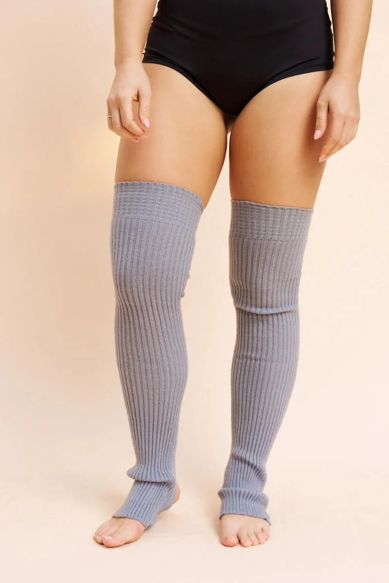 Lunalae Leg Warmers - Grey - Image 2