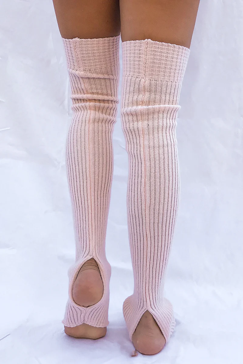 Lunalae Leg Warmers - Rose Pink - Image 2