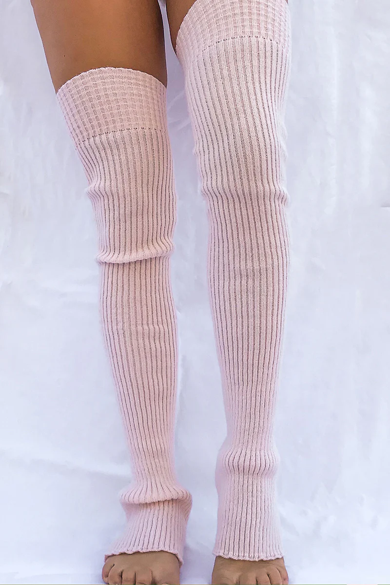 Lunalae Leg Warmers - Rose Pink - Image 3