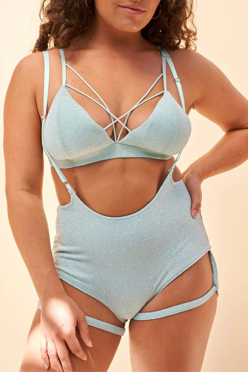 Lunalae Lily Top - Crystal Blue - Image 4