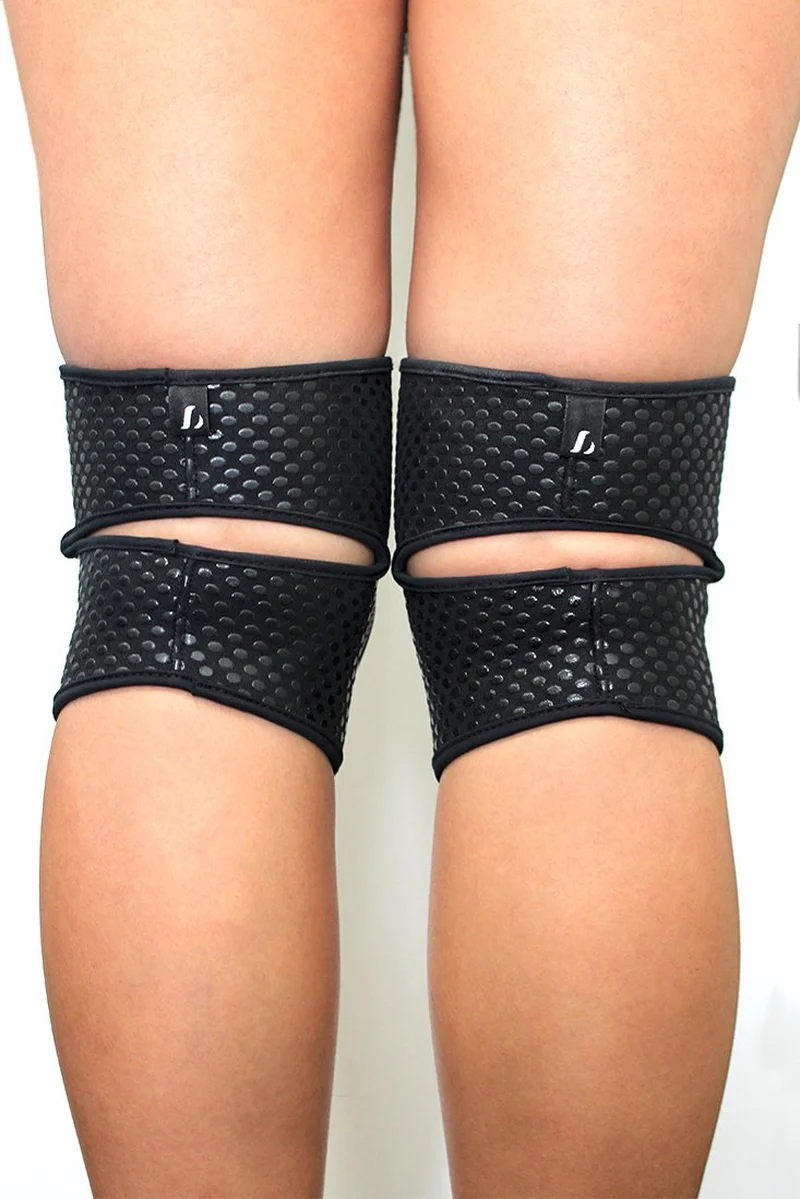 Lunalae Sticky Silicone Kneepads - Black - Image 3