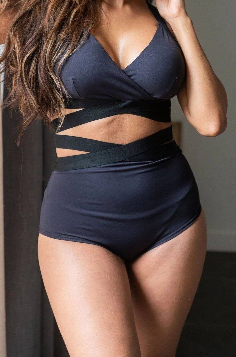 Lunalae Tara High Waisted Bottoms - Recycled Black - Image 3
