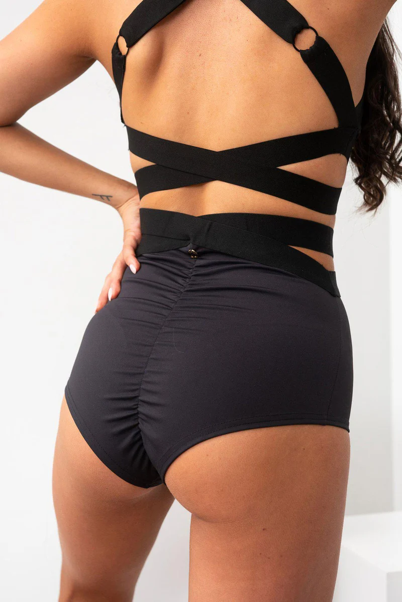 Lunalae Tara High Waisted Bottoms - Recycled Black - Image 4