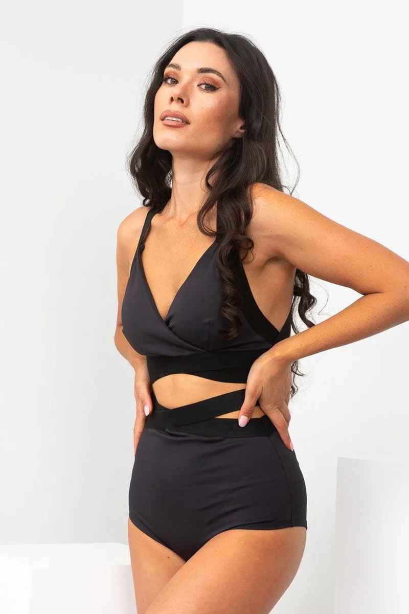 Lunalae Tara High Waisted Bottoms - Recycled Black - Image 5