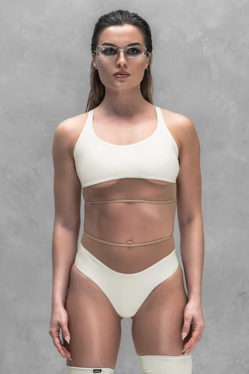 MÆD Glitch High-Waisted Shorts - Angel’s tears - Image 4