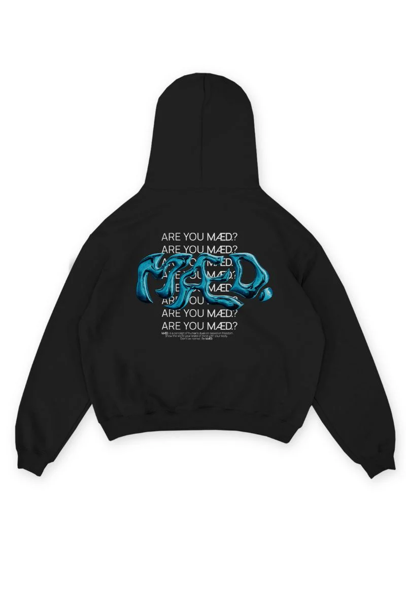 MÆD Liquid Hoodie - Black - Image 3