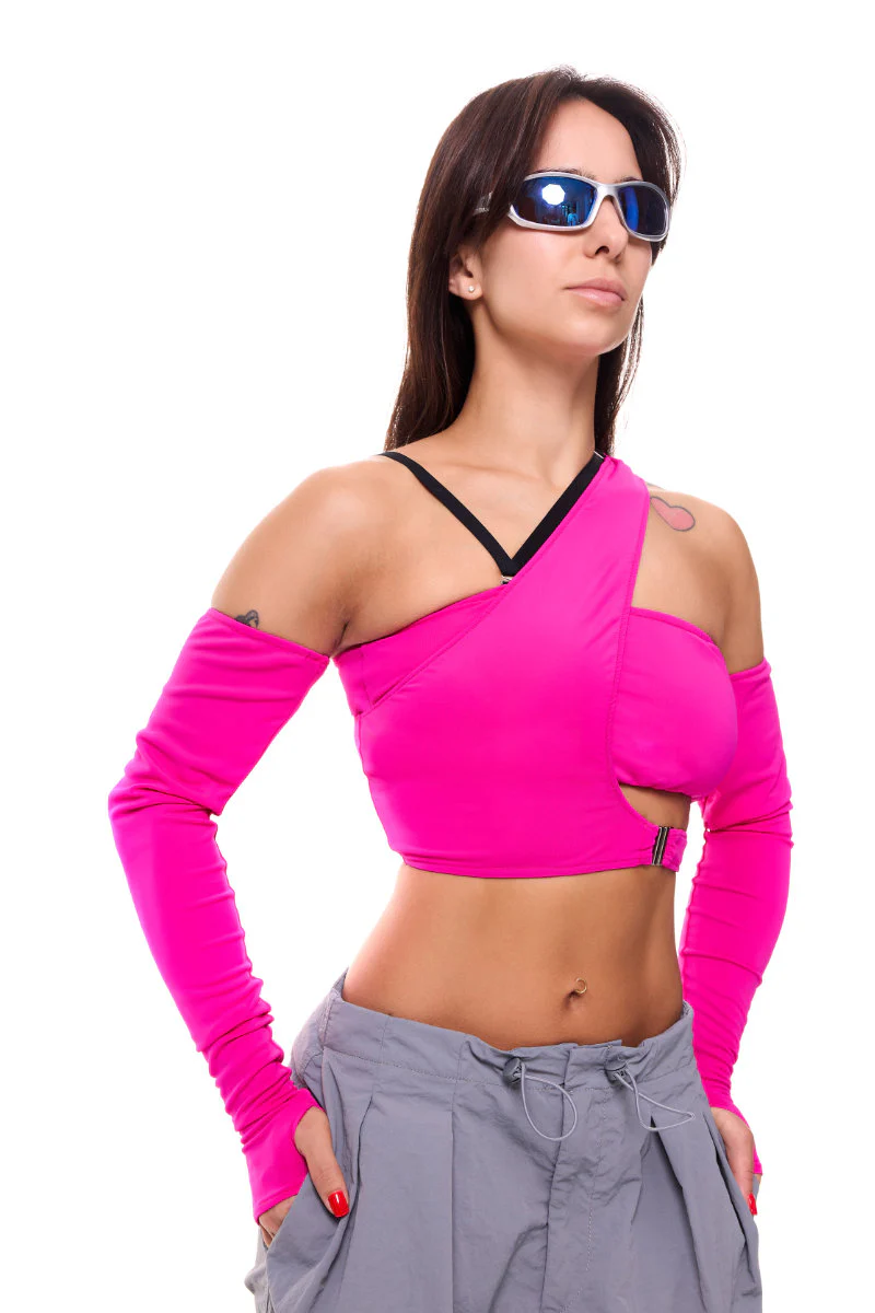 MÆD Kitana Top - Matte Pink - Image 3