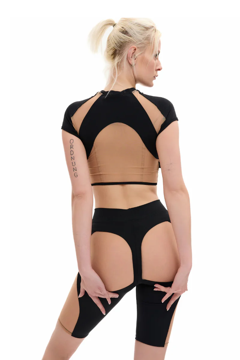 MÆD Laekker 1.0 Top - Black/Sand - Image 2