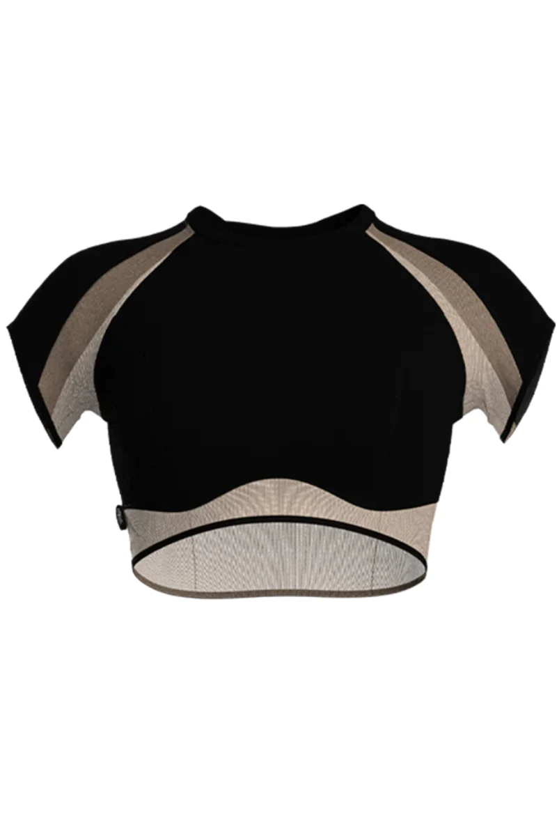 MÆD Laekker 1.0 Top - Black/Sand - Image 5