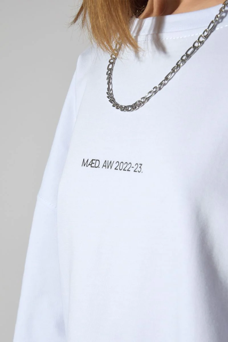 MÆD Liquid T-Shirts - White - Image 2