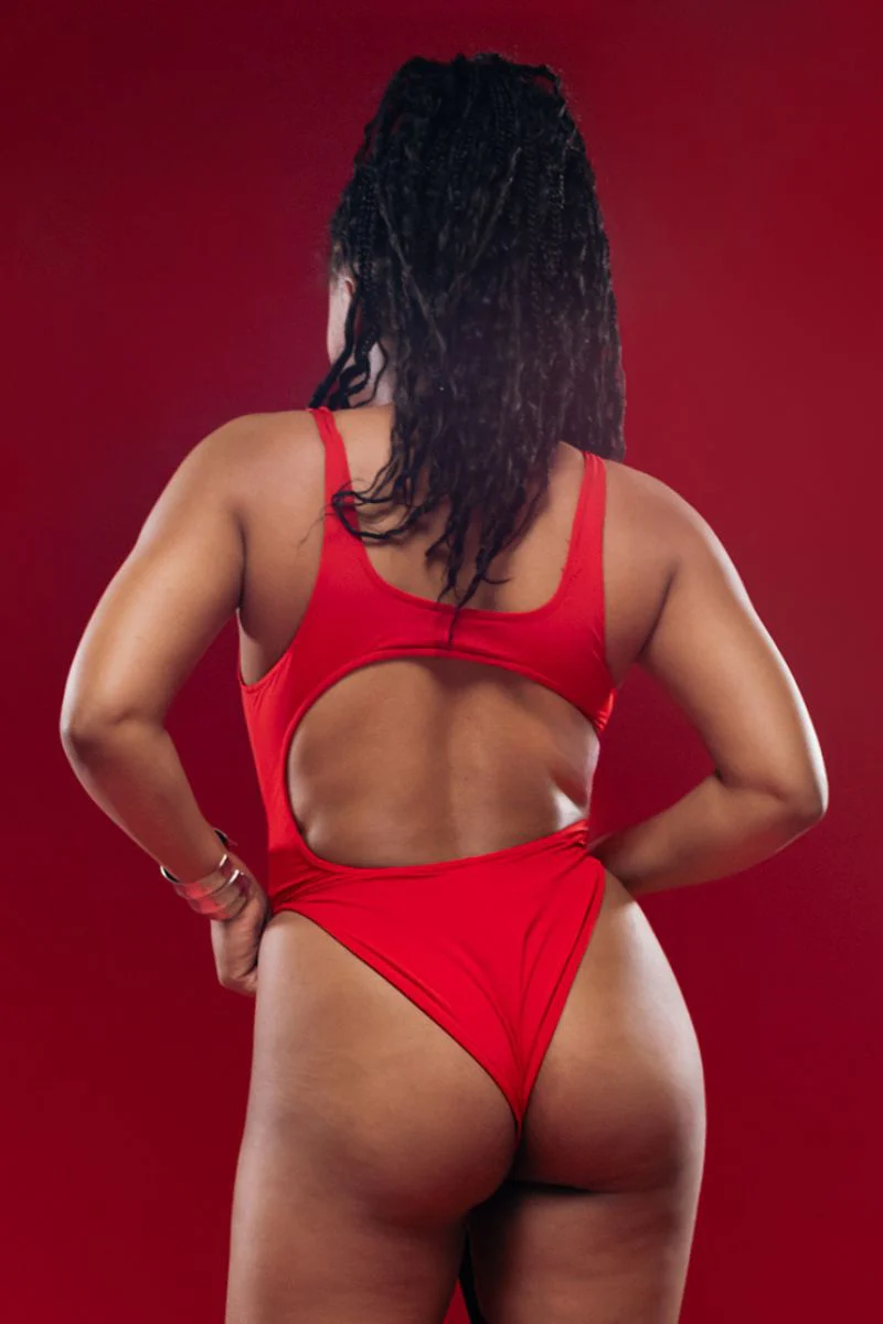 MÆD Siren Bodysuit - Red - Image 2