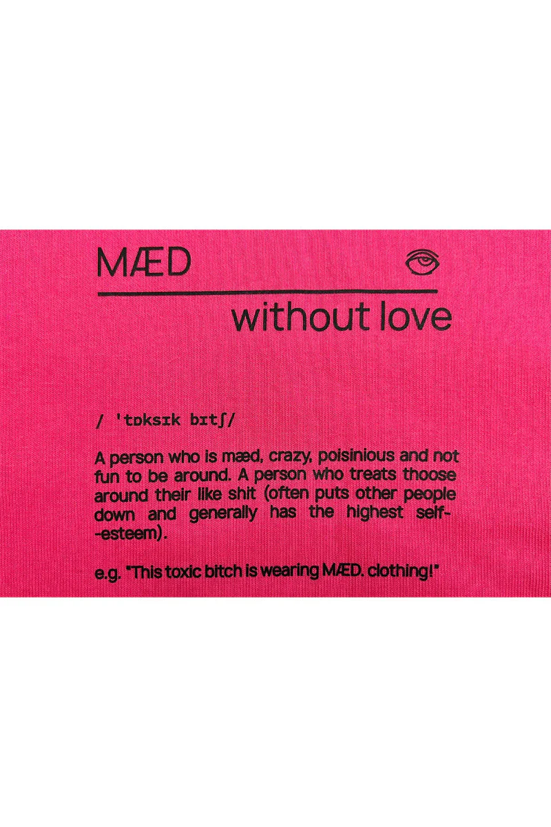 MÆD Toxic Bitch Sweatshirt - Pink - Image 3