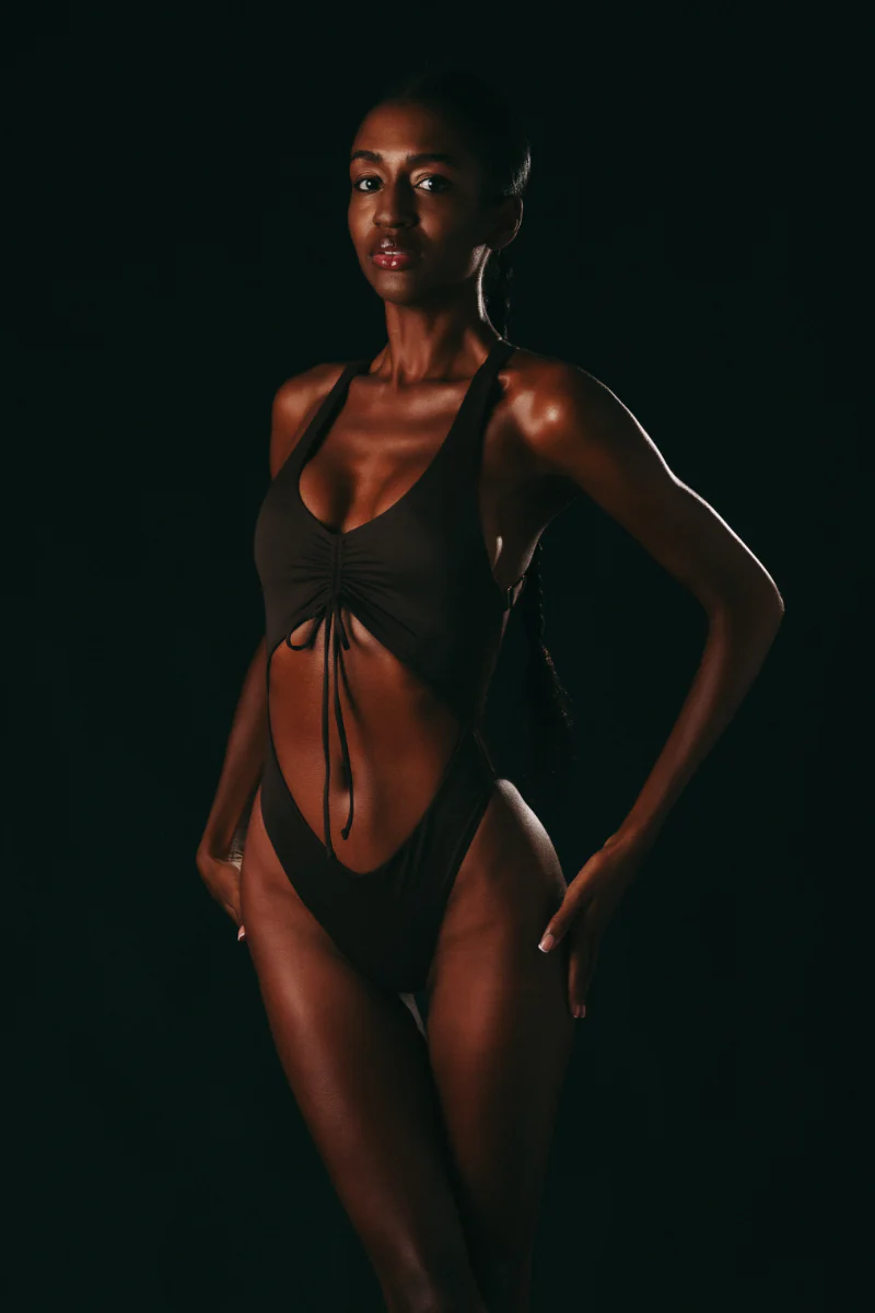 Nona Perkasa Bare Spectrum Hotline Bodysuit - Coffee - Image 4