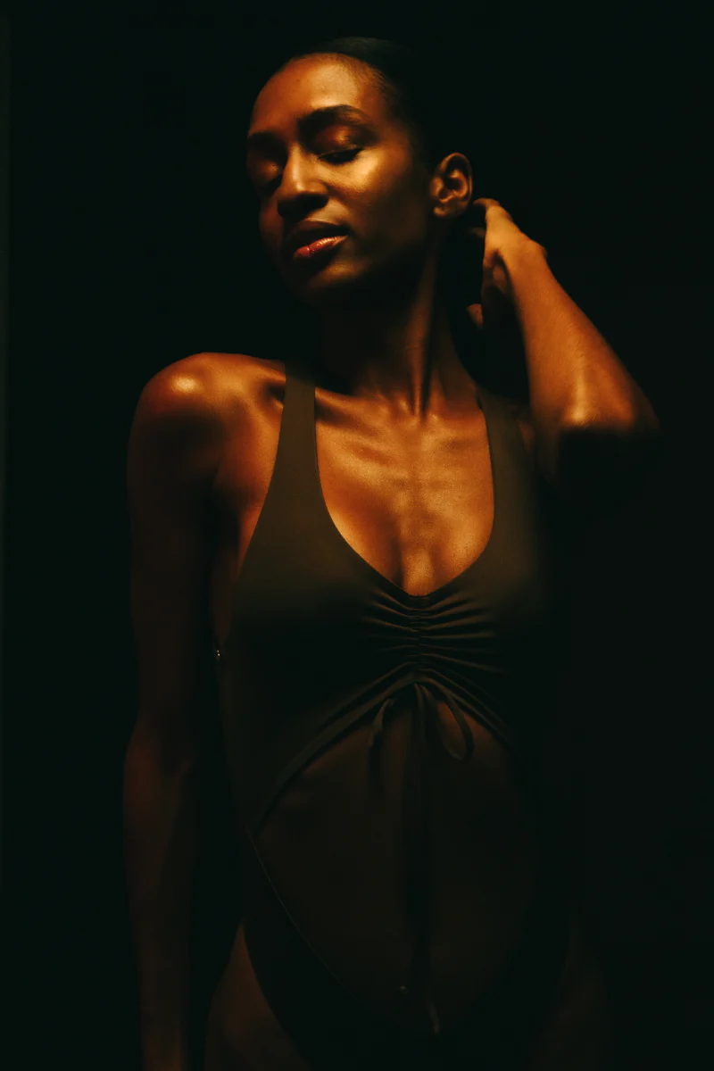 Nona Perkasa Bare Spectrum Hotline Bodysuit - Coffee - Image 5