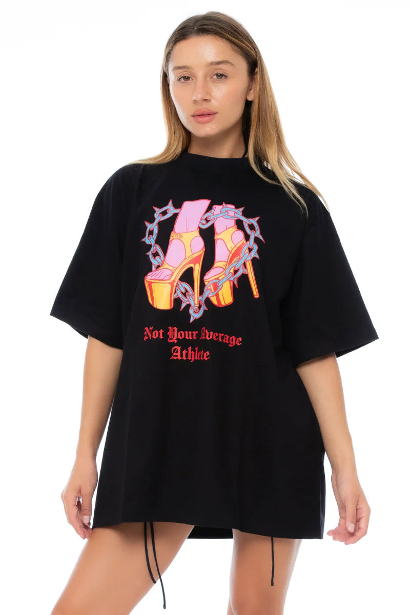 Nona Perkasa Not Average T-shirt - Black