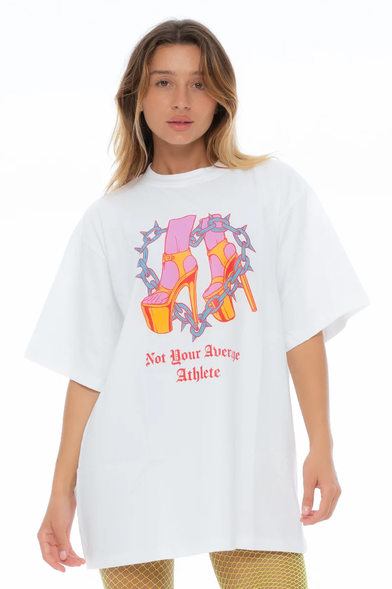 Nona Perkasa Not Average T-shirt - White