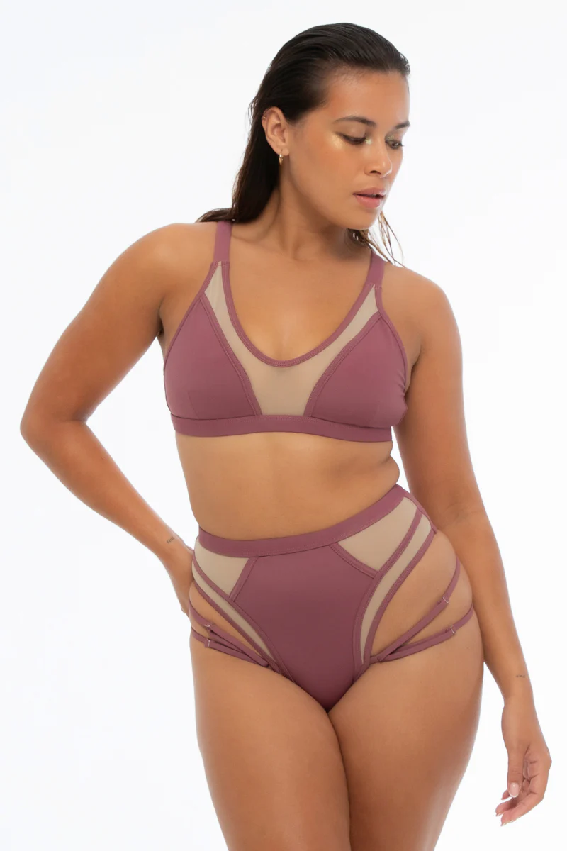 Nona Perkasa Solace Bottoms - Wine - Image 4