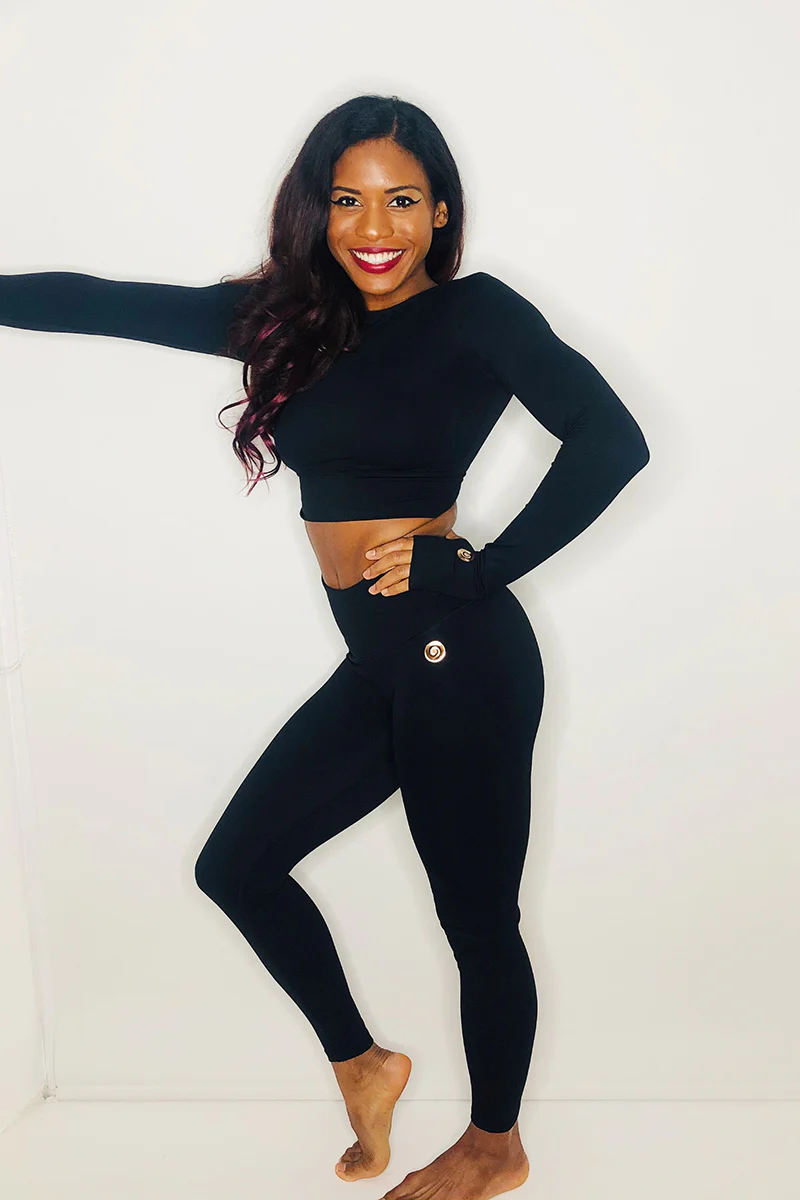 Olra Activewear Signature Leggings - Black - Image 6