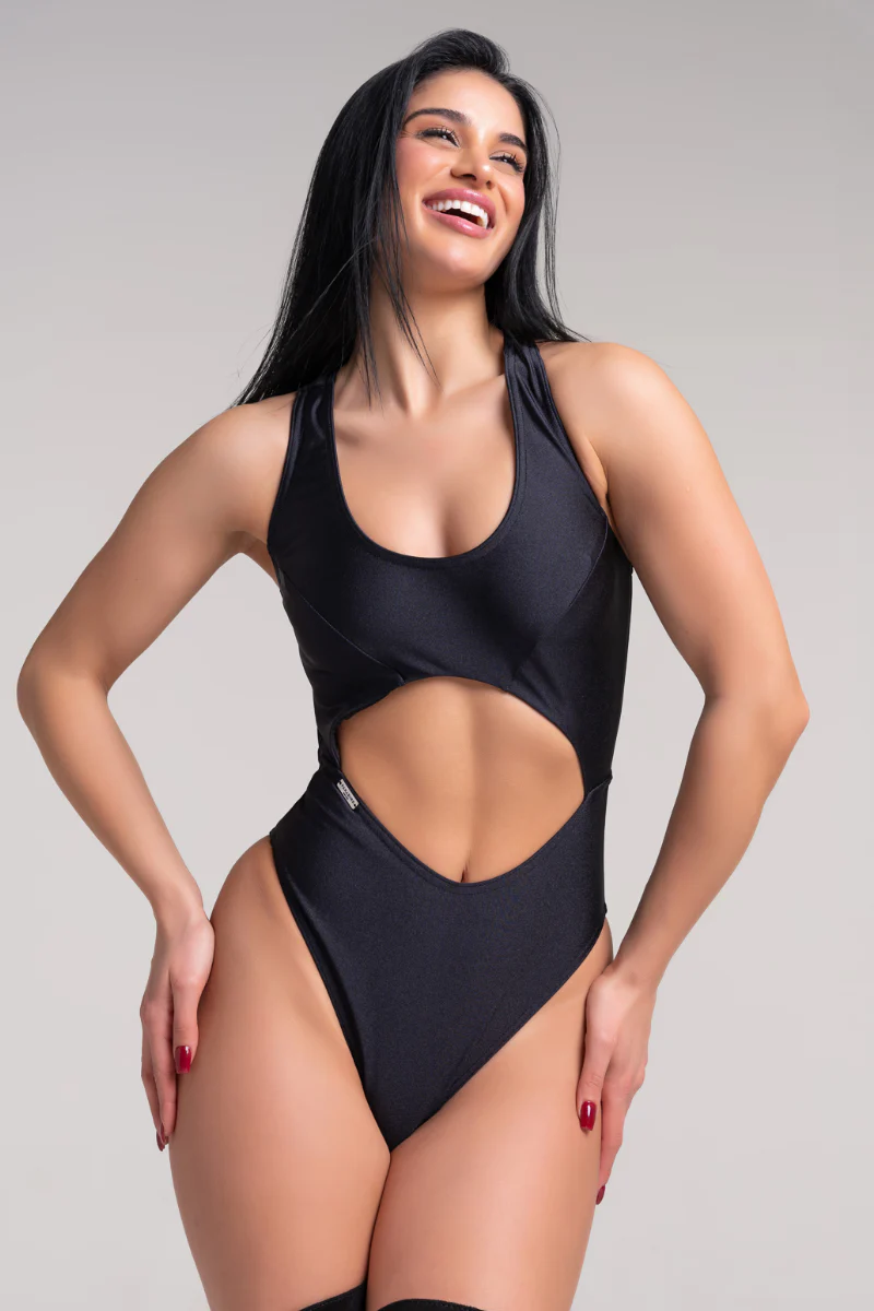 Paradise Chick Florida Bodysuit - Black