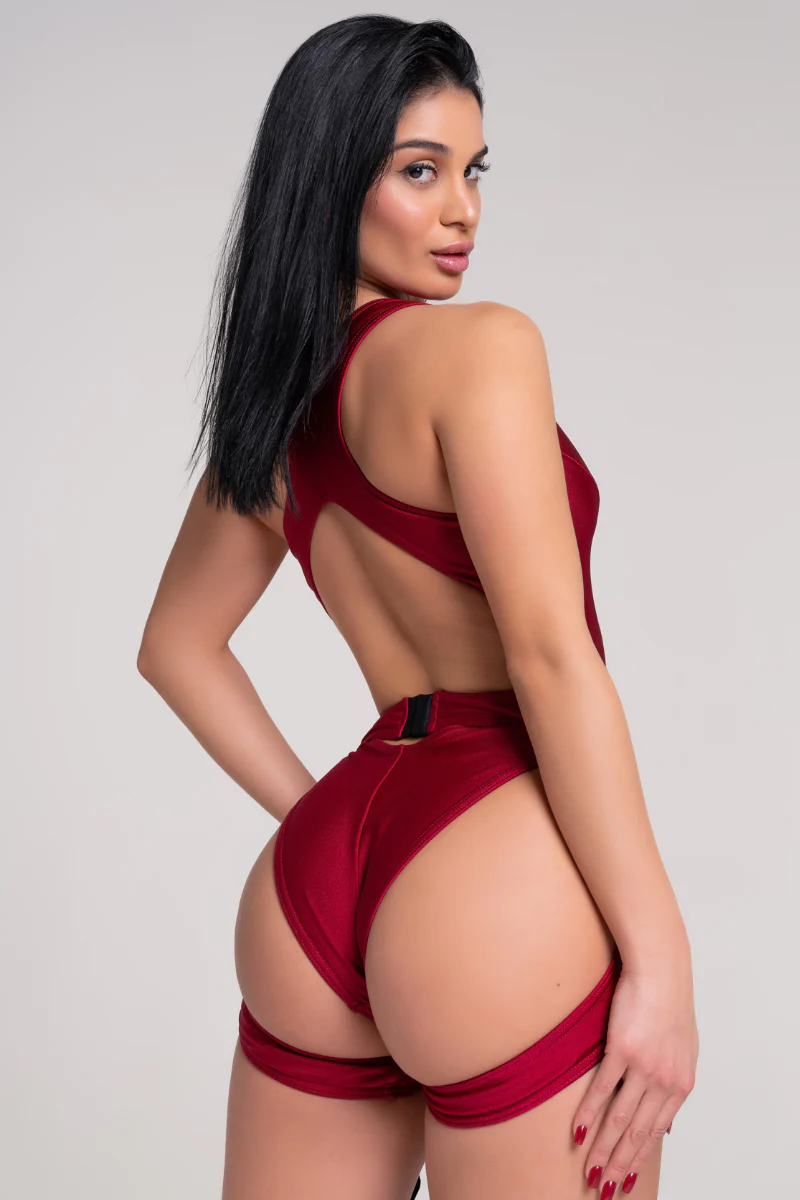 Paradise Chick Florida Bodysuit - Passion Red - Image 6