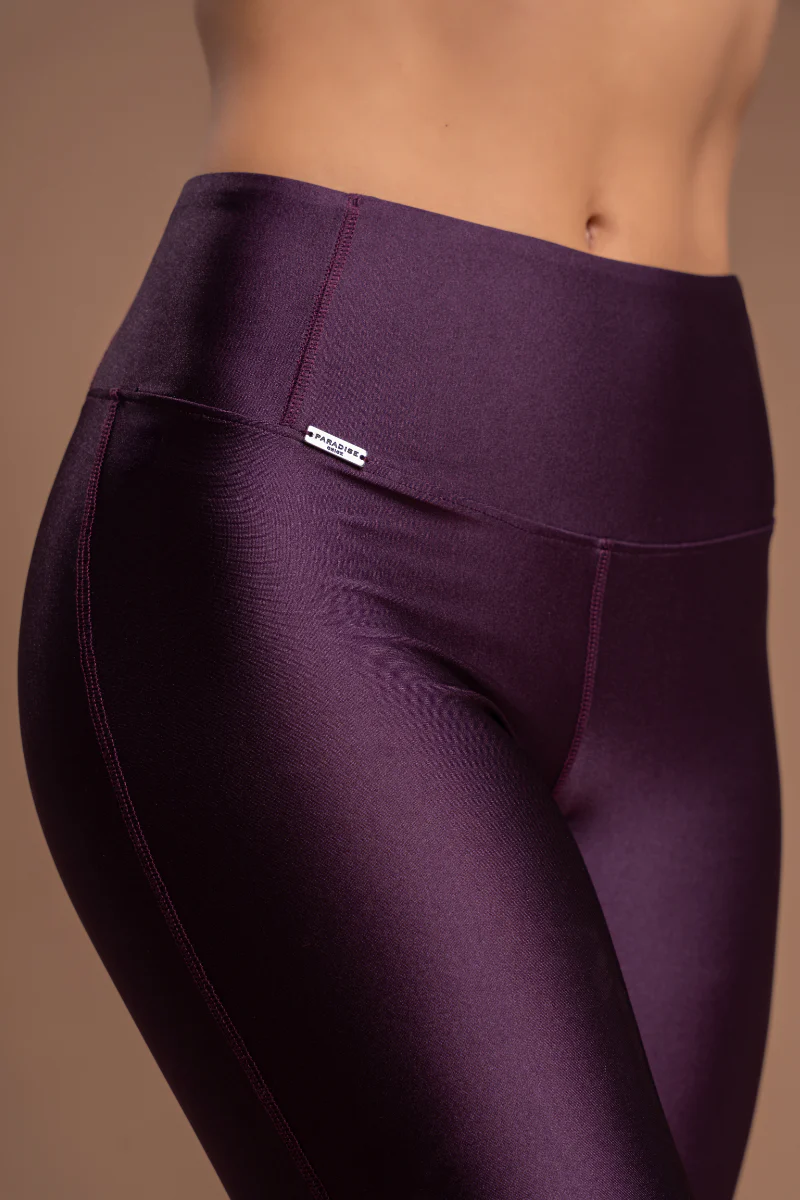 Paradise Chick Gigi Mesh Leggings - Maroon - Image 4