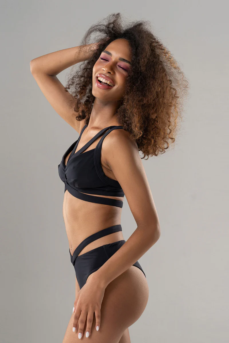 Paradise Chick Medusa Top - Black - Image 5
