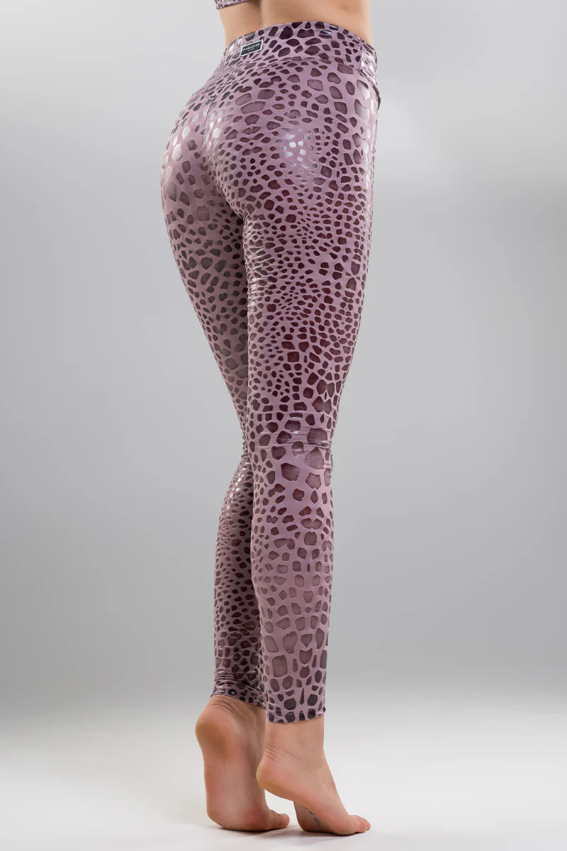 Paradise Chick Superhero Sticky High Waist Leggings - Mocha Chameleon - Image 2