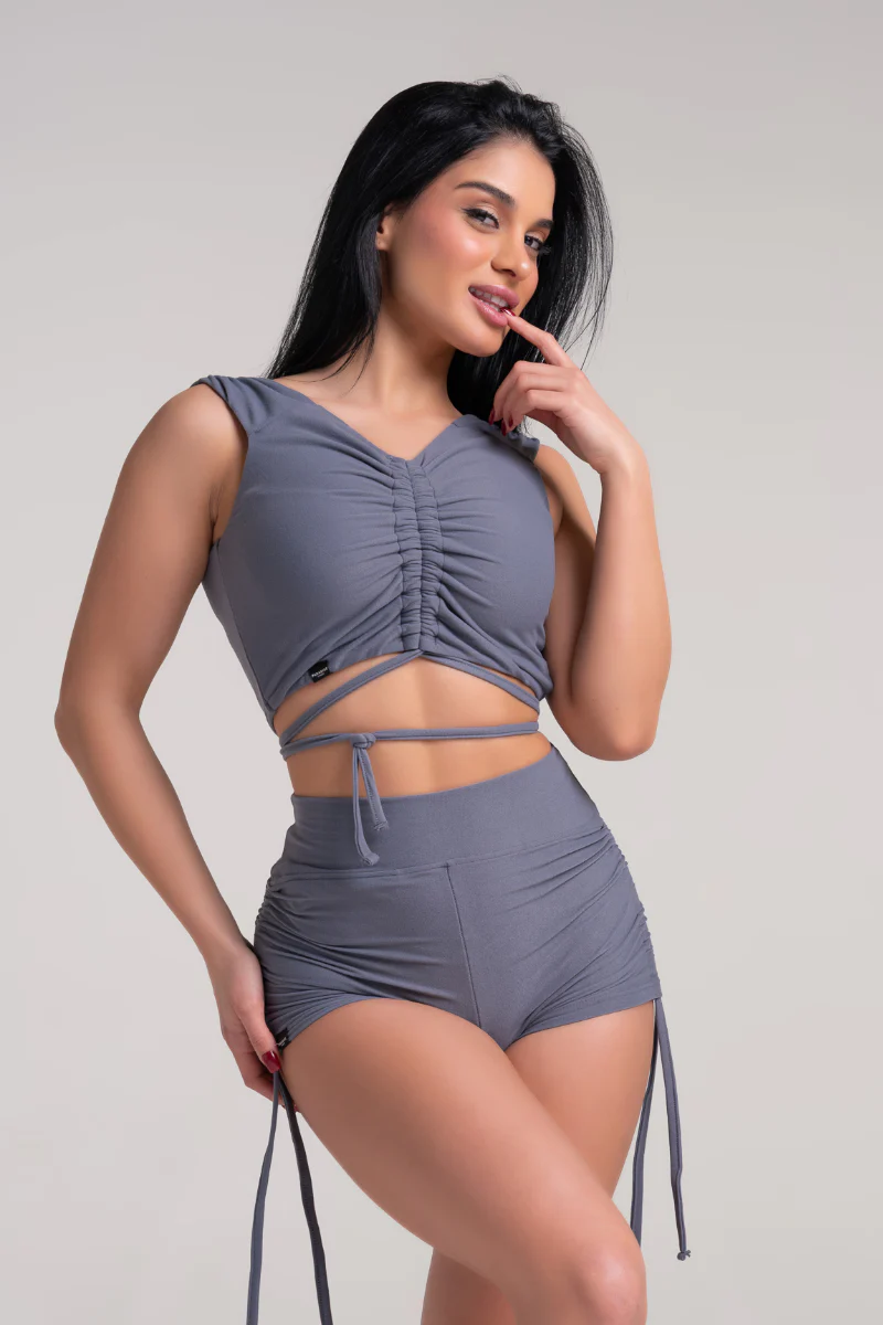 Paradise Chick Supreme Butter Soft Top - Grey