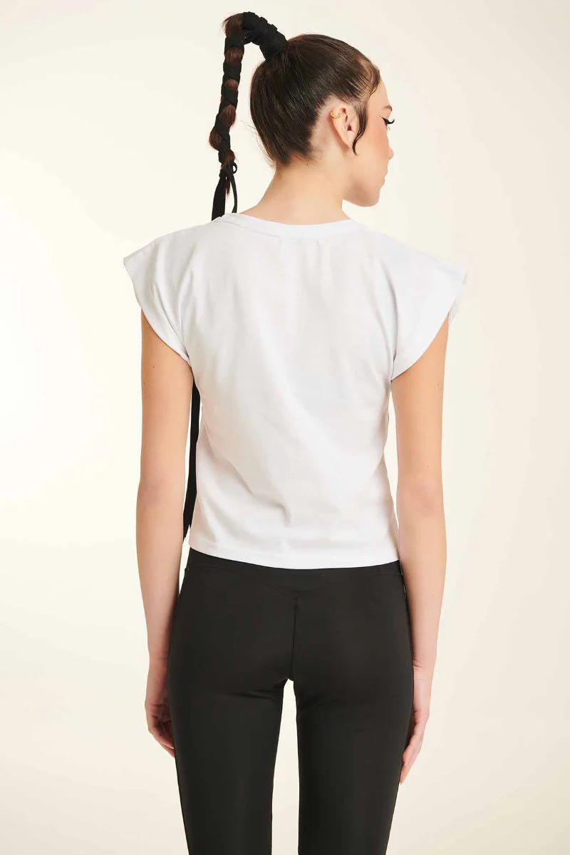 Paradise Chick Supreme Corset T-shirt - White - Image 2