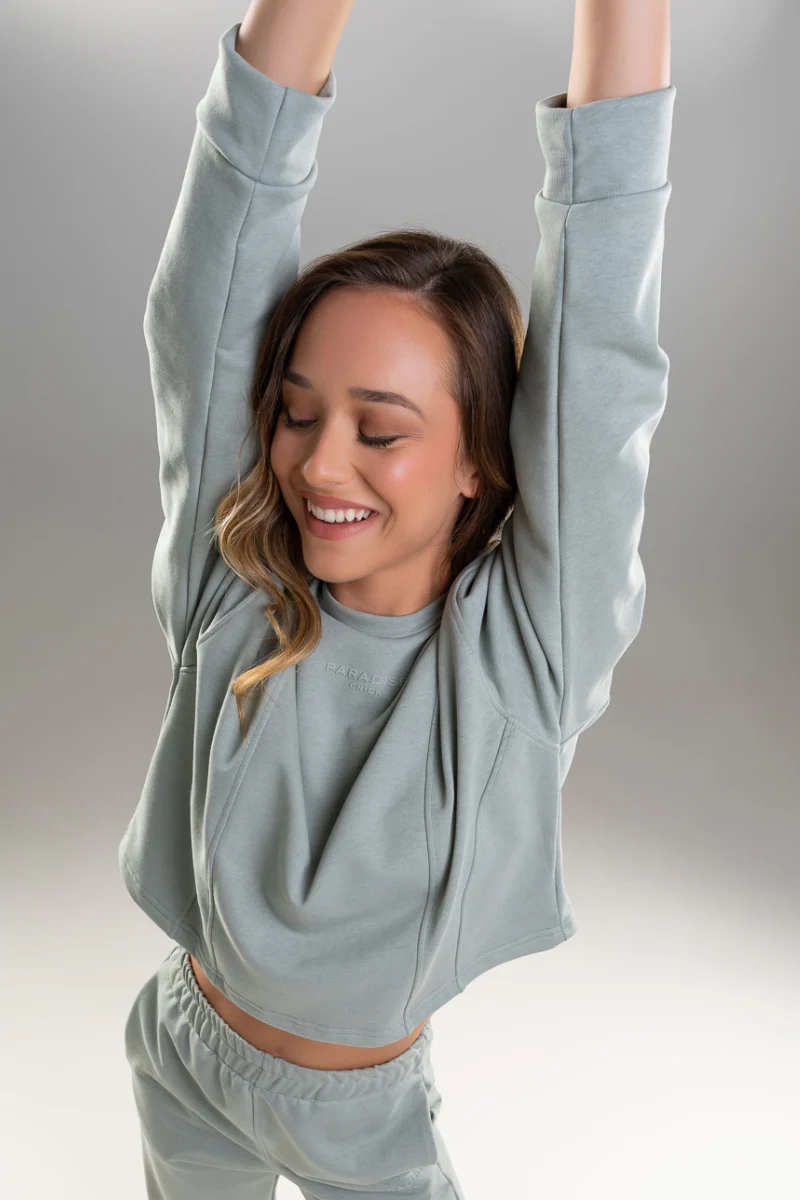 Paradise Chick Supreme Logo Sweater - Pistachio - Image 4