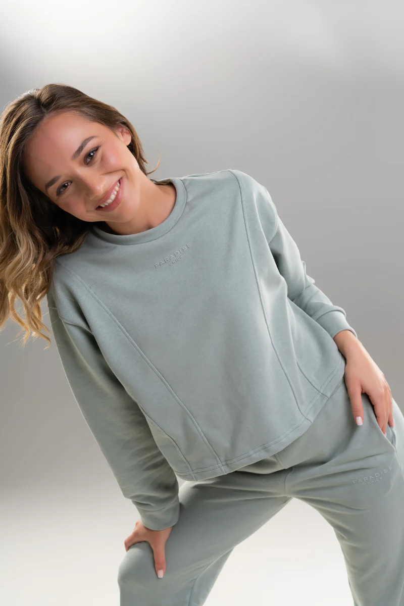 Paradise Chick Supreme Logo Sweater - Pistachio - Image 6