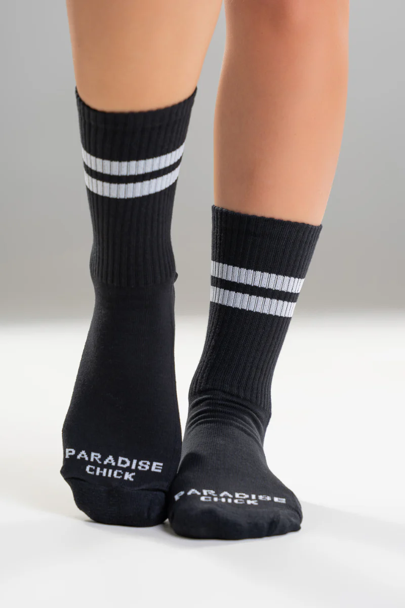 Paradise Chick Supreme Pole Dance Socks - Black - Image 2