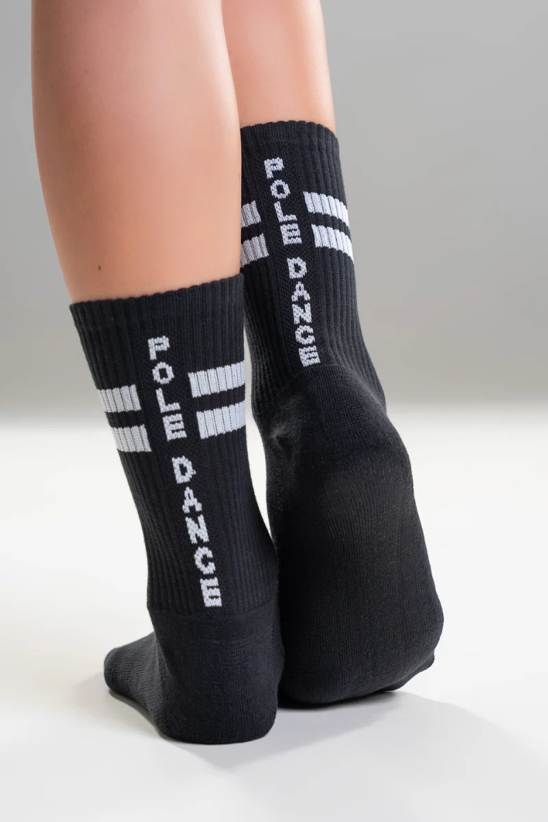 Paradise Chick Supreme Pole Dance Socks - Black - Image 4